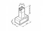 Απορροφητήρας PYRAMIS CORSO Οροφής Inox : 1