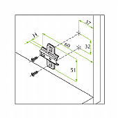 Τακάκι FGV Απλό για Μεντεσέ Κουμπωτό & OPTIMA - Η=2mm : 1